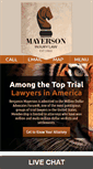 Mobile Screenshot of mayersoninjurylaw.com